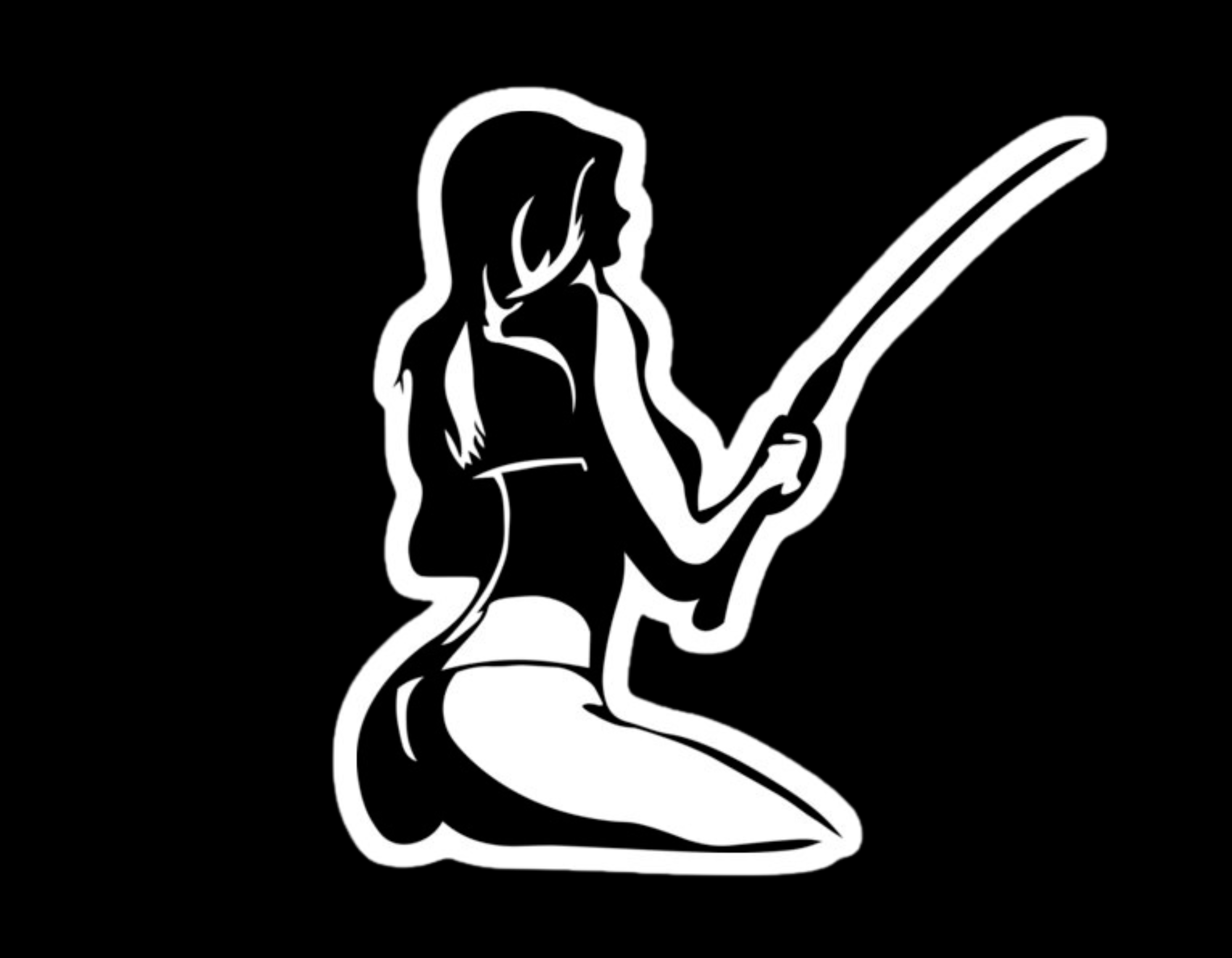 Women Silhouette Sticker