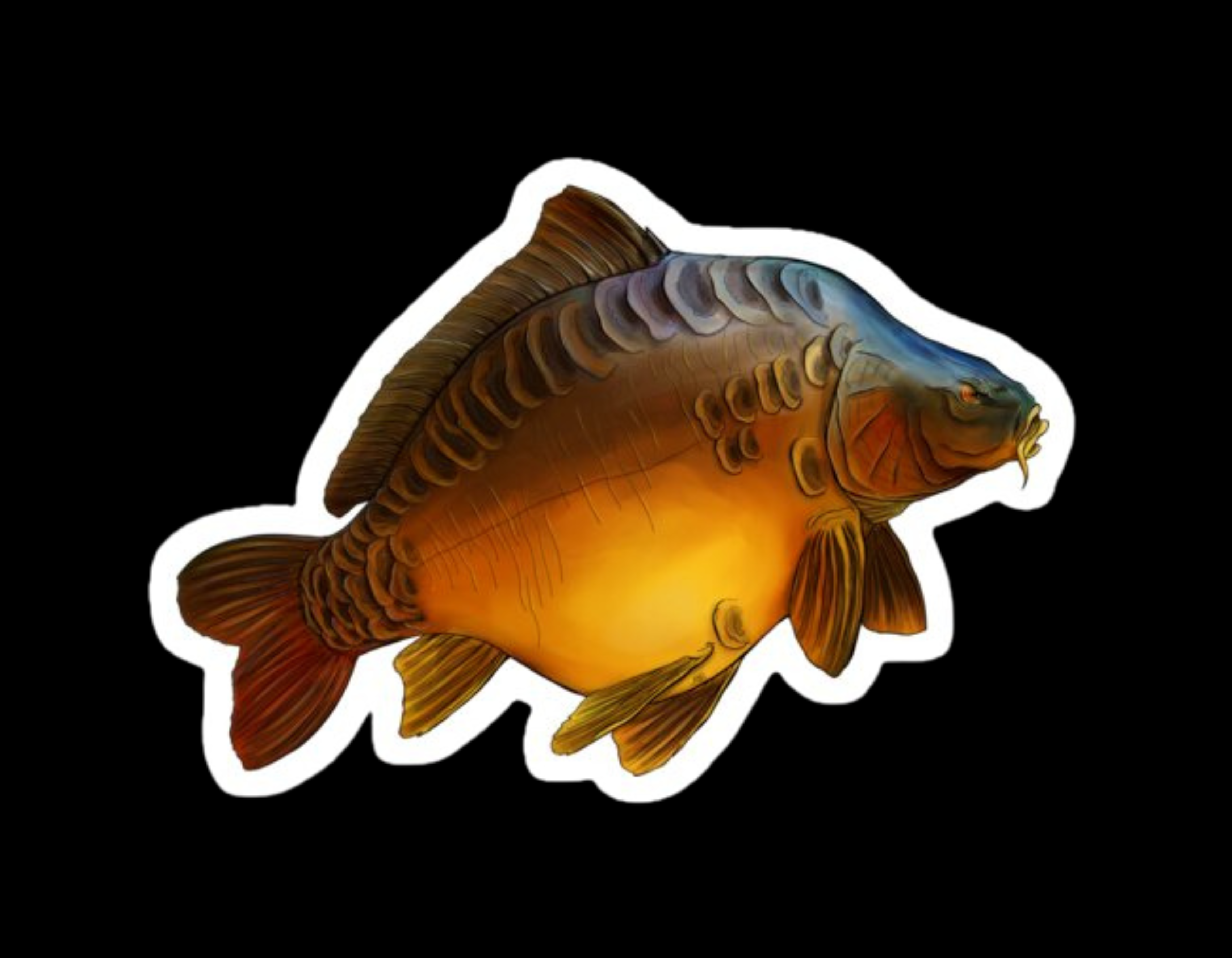 King Carp Sticker