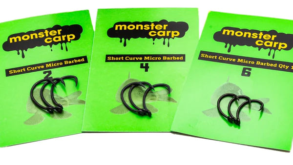 Monster Carp Short Curve Hooks