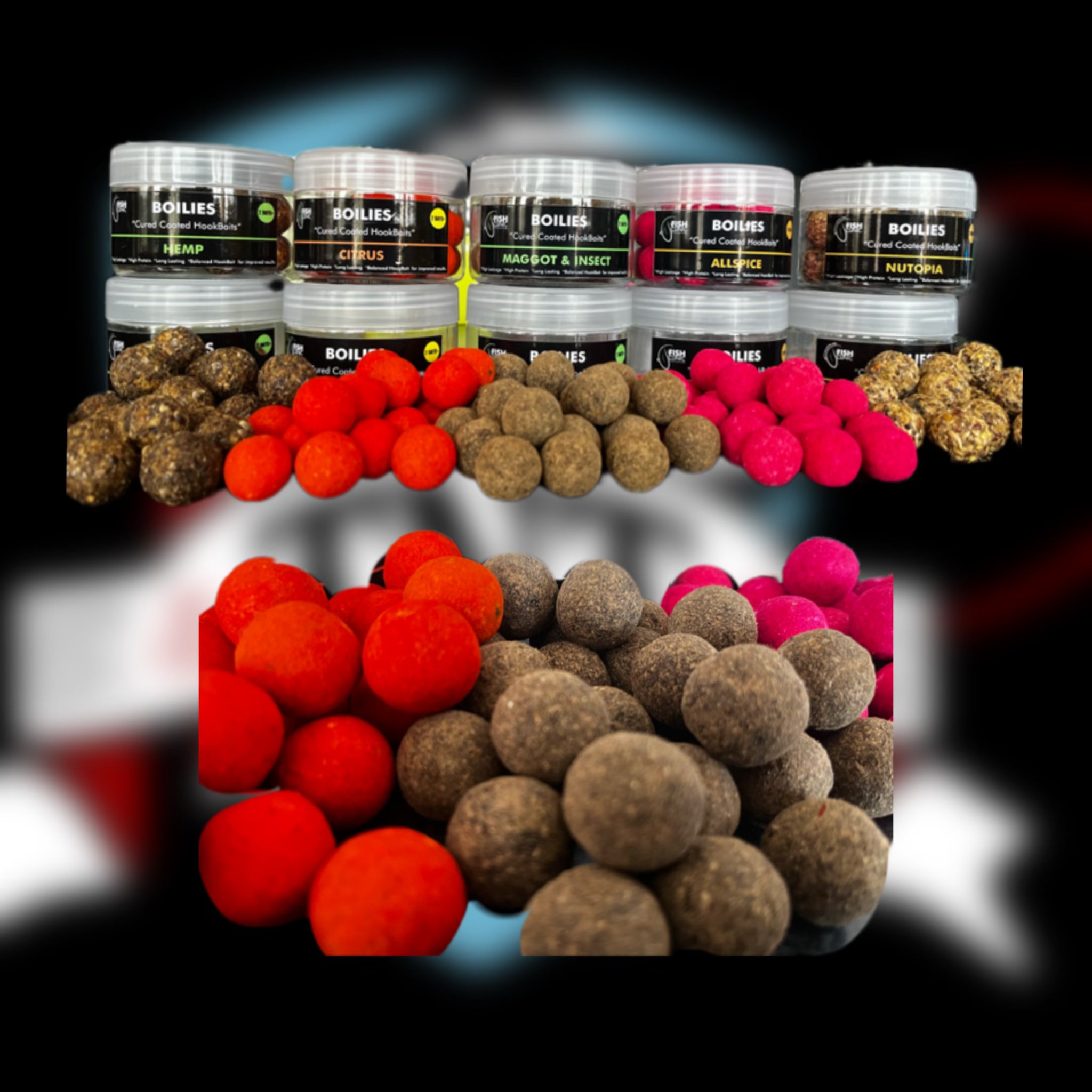 Fish Clinic- BOILIES-SPECIALIZED CURED/COATED HOOK BAITS - 20MM