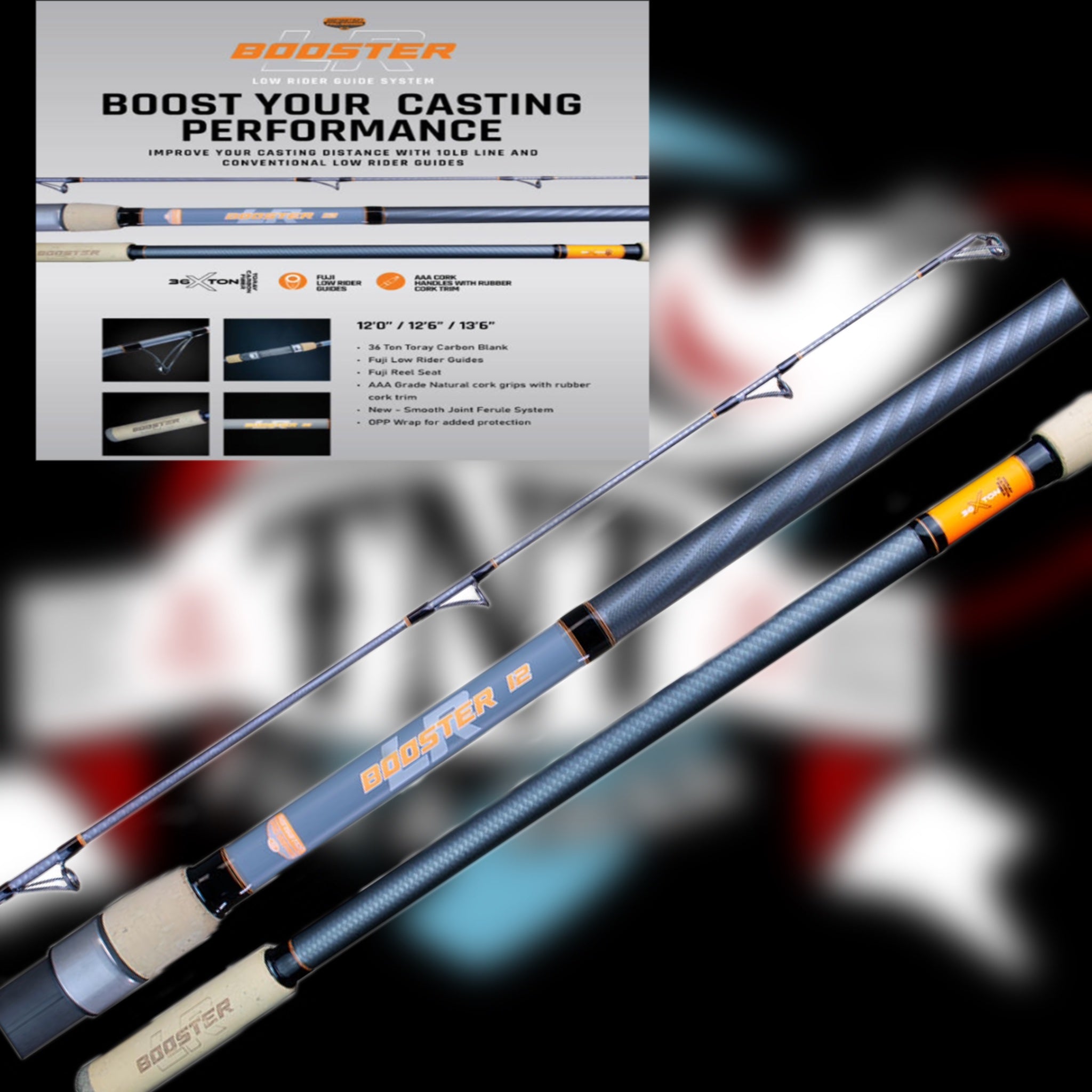 Sensation DC Booster Carp Low Rider Rod