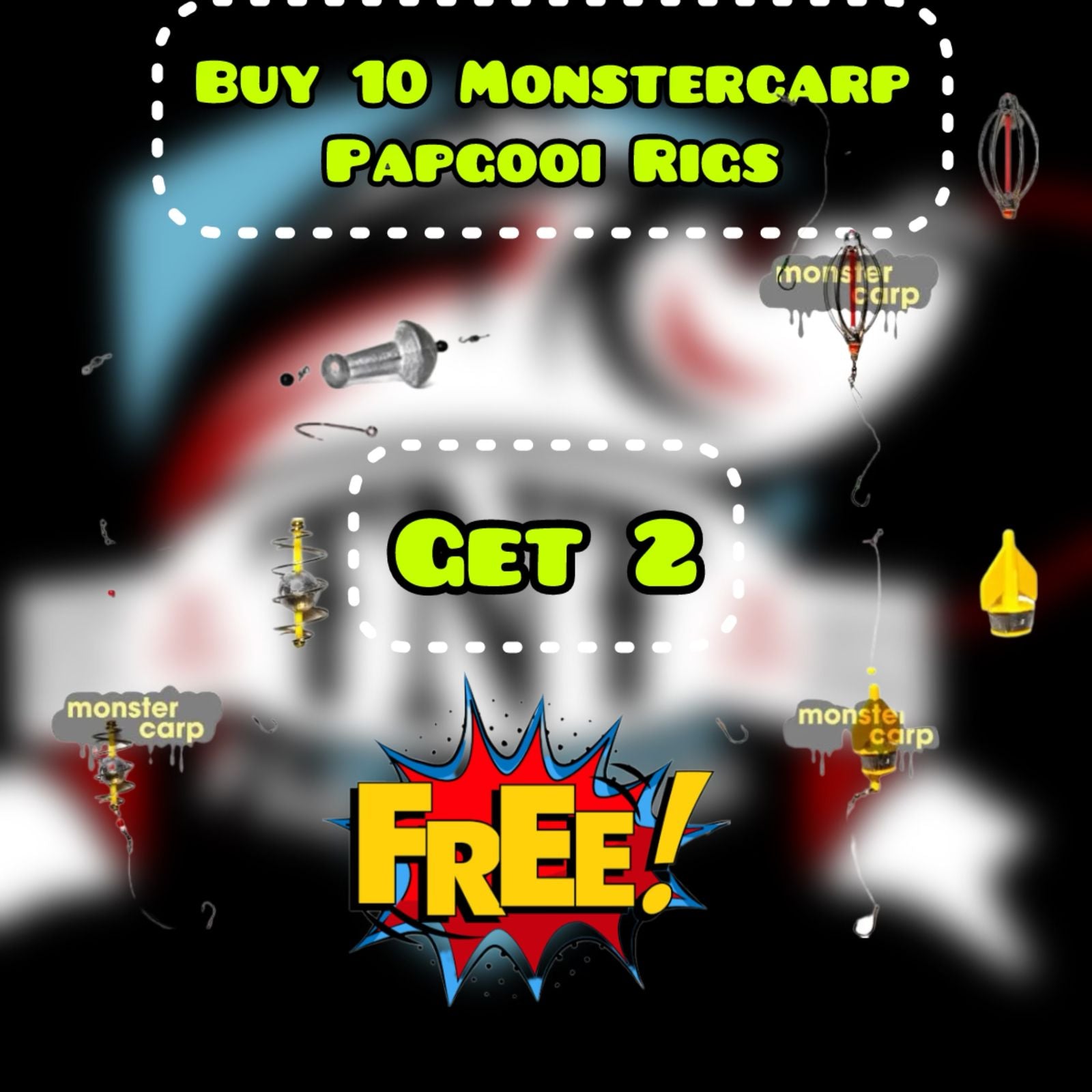 Monster Carp Papgooi Rigs